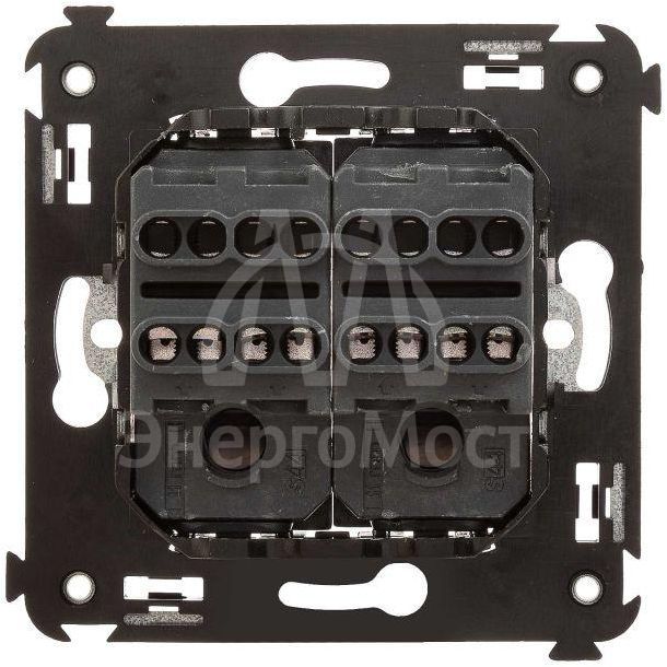 Инвертор 2-кл. СП Avanti &amp;quot;Черный матовый&amp;quot; DKC 44121242