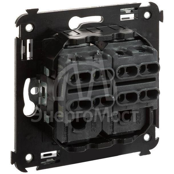 Инвертор 2-кл. СП Avanti &amp;quot;Черный матовый&amp;quot; DKC 44121242