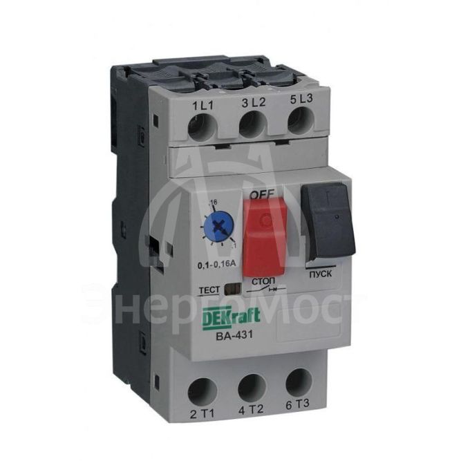 Выключатель авт. защиты двиг. 3P 9.0-14.0А 15кА ВА-431 SchE 21230DEK