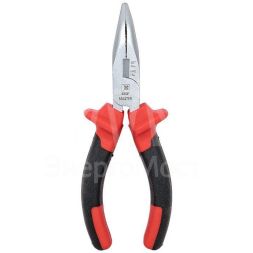 Длинногубцы изогнутые 160мм Master Basic EKF dgi-160-mas