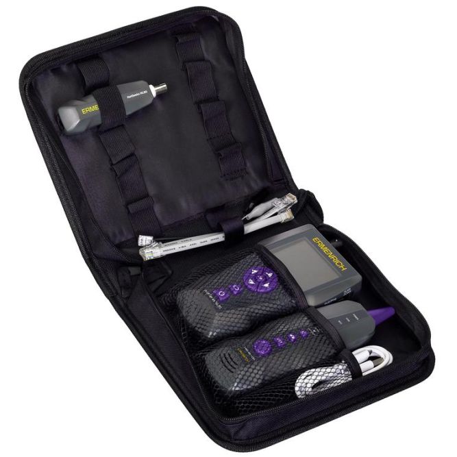 Измеритель длины кабеля NetGeeks NL80 фиолет. Ermenrich 85673