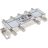Делитель ТВх8 + 9шт F 5-1000 МГц (Silver) box (уп.5шт) Rexant 05-6105