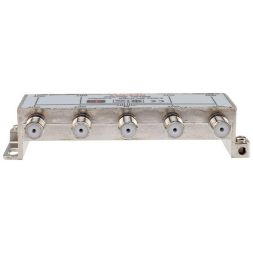 Делитель ТВх8 + 9шт F 5-1000 МГц (Silver) box (уп.5шт) Rexant 05-6105