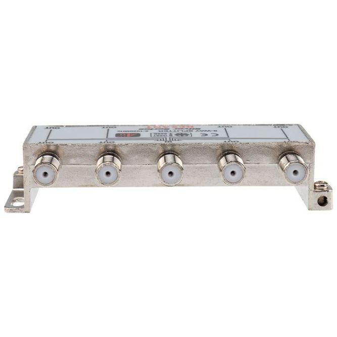 Делитель ТВх8 + 9шт F 5-1000 МГц (Silver) box (уп.5шт) Rexant 05-6105