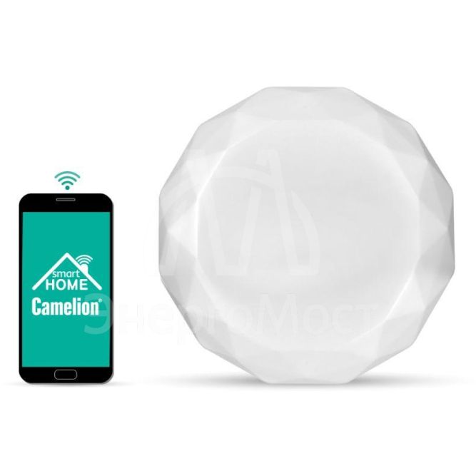 Светильник светодиодный умный Smart Home LBS/SH-30/RGBCW/WIFI 30Вт RGB+DIM+CW 220 WiFi Camelion 14782