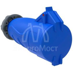 Розетка кабельная Magnum 16А 220В 2P+PE ССИ-213 IP44 IEK PSN21-016-3