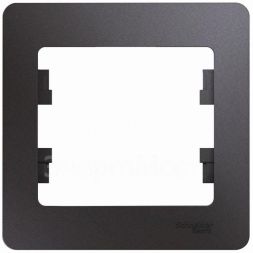 Рамка 1-м Glossa графит SE GSL001301