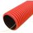 Труба гофрированная двустенная ПНД гибкая d63мм с протяжкой SN18 450 красн. (уп.50м) Промрукав PR15.0114
