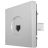 Розетка компьютерная 1-м СП ZIMA IP20 механизм сер. матов. LEZARD 704-7488-139