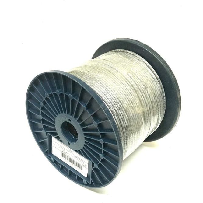 Трос стальной в оплетке ПВХ 4/5 этикетка (уп.100м) СТРОЙМЕТИЗ РС111876