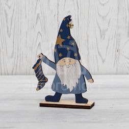 Фигура деревянная &amp;quot;Гномик-звездочет&amp;quot; 15х4х17см Neon-Night 504-009