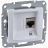 Механизм розетки комп. 1-м СП Sedna RJ45 бел. SchE SDN4300121