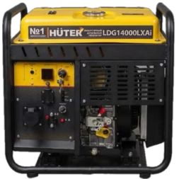 Электрогенератор инверторный дизельный LDG 14000LXАi Huter