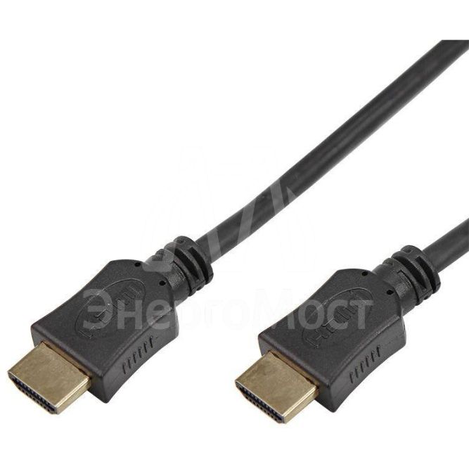 Шнур HDMI - HDMI gold 1м без фильтров (PE bag) PROCONNECT 17-6202-8
