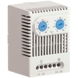Термостат двухканальный от 0 до +60град.C NO+NO IEK YCE-DTNO-NO-60