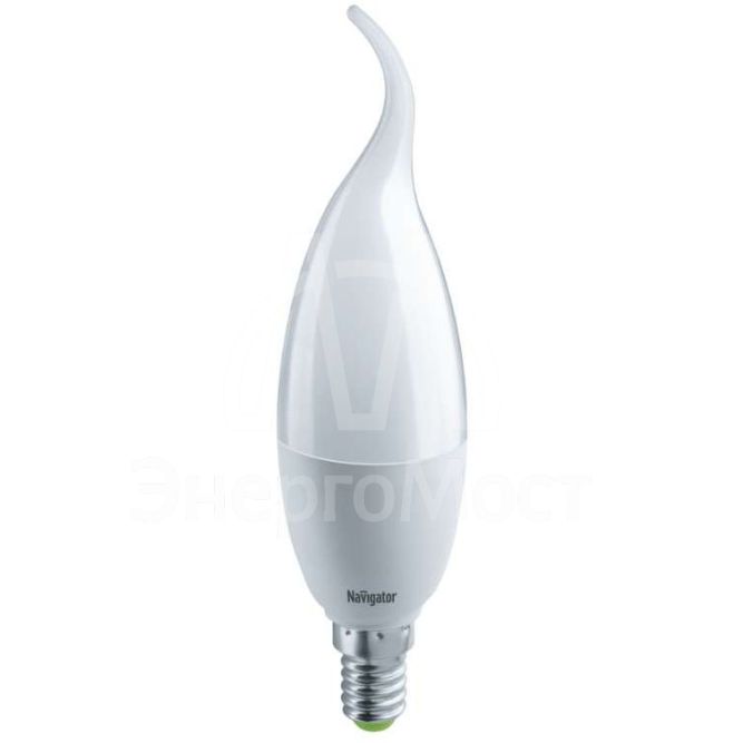 Лампа светодиодная 61 331 NLL-FC37-8.5-230-4К-E14-FR 8.5Вт свеча на ветру 4000К бел. E14 680лм 176-264В Navigator 61331