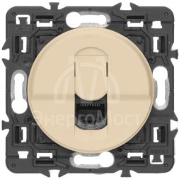 Панель лицевая Celiane для розетки компьютерной RJ45 сл. кость Leg 066235