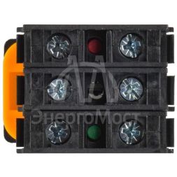 Переключатель 2 полож. 1НО+1НЗ с подсветкой желт. MASTER IEK MI-SW60-11XD-3-14-2-K05