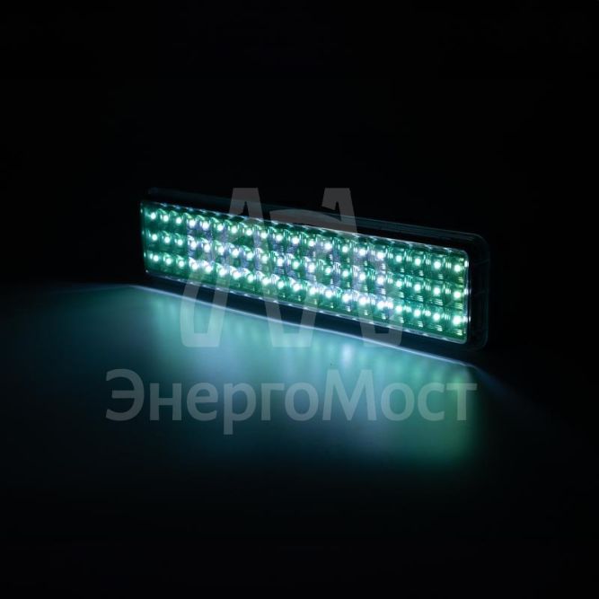 Светильник-фонарь светодиодный Accu9-L60-wh 60SMD яркий(300Лм)2ч/эконом(90Лм)6ч 220В/акк. Li-ion/3.7В/2400мАч аварийный бел. JazzWay 5024540