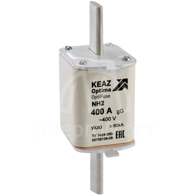 Вставка плавкая OptiFuse NH2 250 400AC 0 gG УХЛ3 КЭАЗ 144759