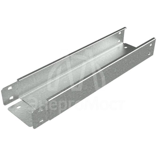 Лоток листовой неперфорированный 300х50 L3000 сталь 0.7мм &amp;quot;БЫСТРЫЙ МОНТАЖ&amp;quot; LN50х300х0.7х3000 КМ LO0243