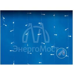 Занавес LED с эффектом мерцания ULD-C3020-240/TTK WHITE IP44 3х2м соед. 240 светодиодов бел. свет провод прозр. Uniel UL-00007217
