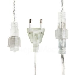 Гирлянда &amp;quot;Мишура LED&amp;quot; 3м 288LED роз. прозр. провод 18Вт 220В IP20 NEON-NIGHT 303-607