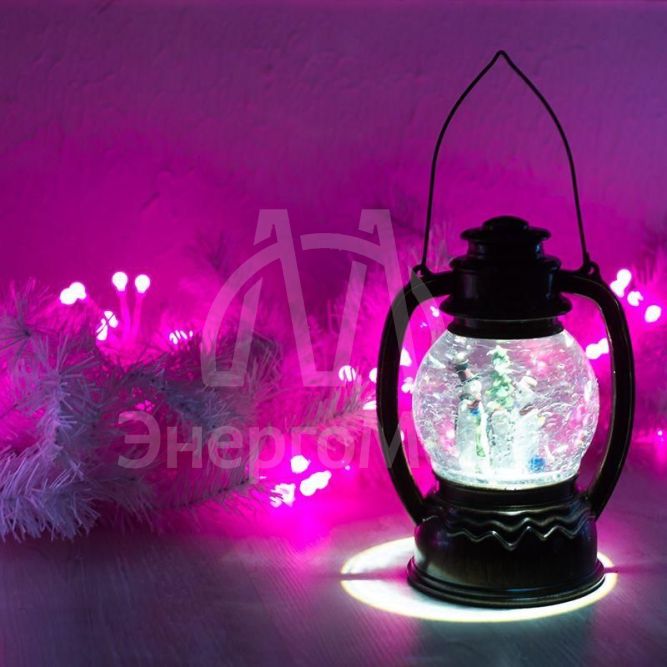 Гирлянда &amp;quot;Мишура LED&amp;quot; 3м 288LED роз. прозр. провод 18Вт 220В IP20 NEON-NIGHT 303-607