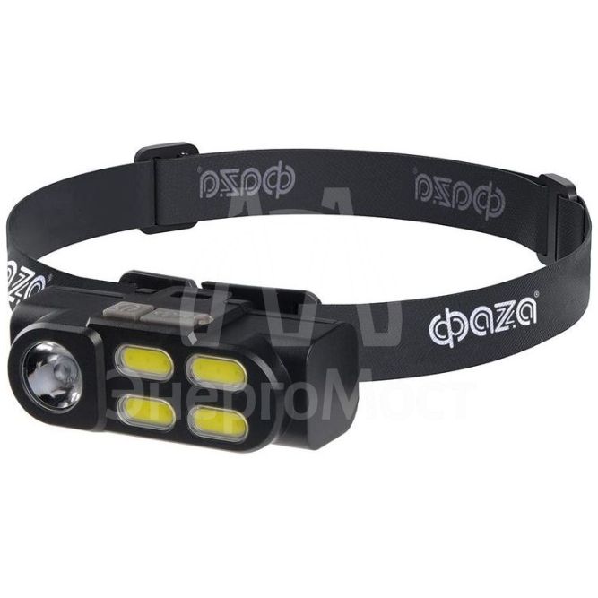 Фонарь аккумуляторный налобный AccuFH6-4COB/L3W 3Вт XPE+4 COB аккум. 18650 1200мАч ближн./дальн. свет 4 режима IP20 ФАZА 5044760