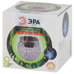 Светильник уличный ERASF22-31 Хрустальный шар на солнечных батареях садовый 10см ЭРА Б0053378