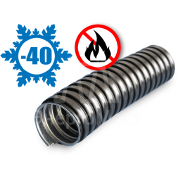 Металлорукав в ПВХ изоляции МРПИ НГ 18 d18мм без протяжки черн. (уп.50м) ЗЭТАРУС zeta42230