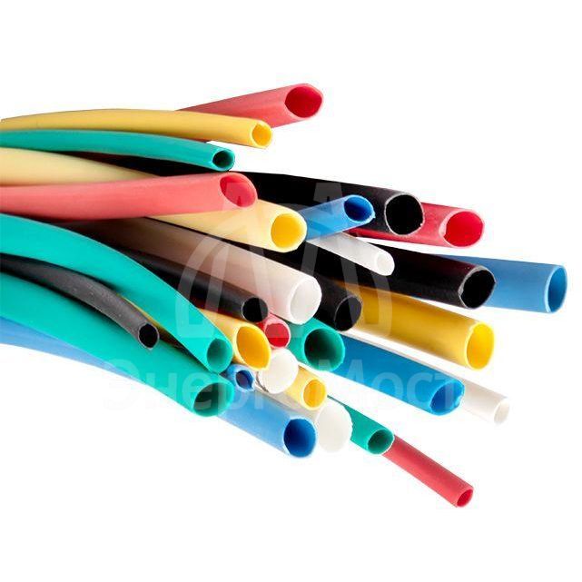 Набор трубок термоусадочных ТУТ нг тонкостен. 2/1 (7 цветов по 3шт 100мм) EKF tut-n-2