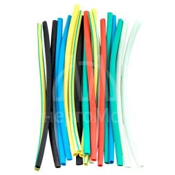 Набор трубок термоусадочных ТУТ нг тонкостен. 2/1 (7 цветов по 3шт 100мм) EKF tut-n-2