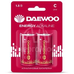 Элемент питания алкалиновый C/LR14 1.5В Energy Alkaline 2021 BL-2 (уп.2шт) DAEWOO 5029996