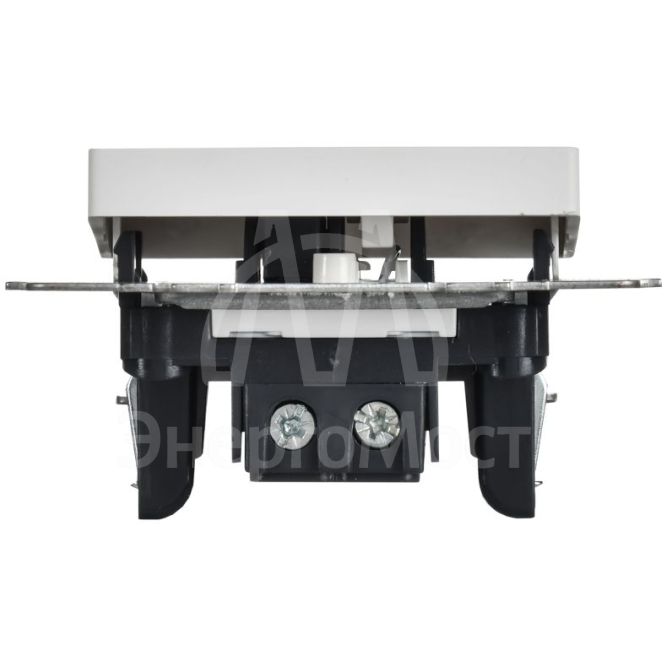 Выключатель 1-кл. СП BRITE ВС10-1-1-БрАБ 10А с индикацией механизм арктич. бел. IEK BR-V10-1-10-K91