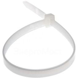 Хомут кабельный 7.6х300 нейл. бел. (уп.100шт) Rexant 07-0302