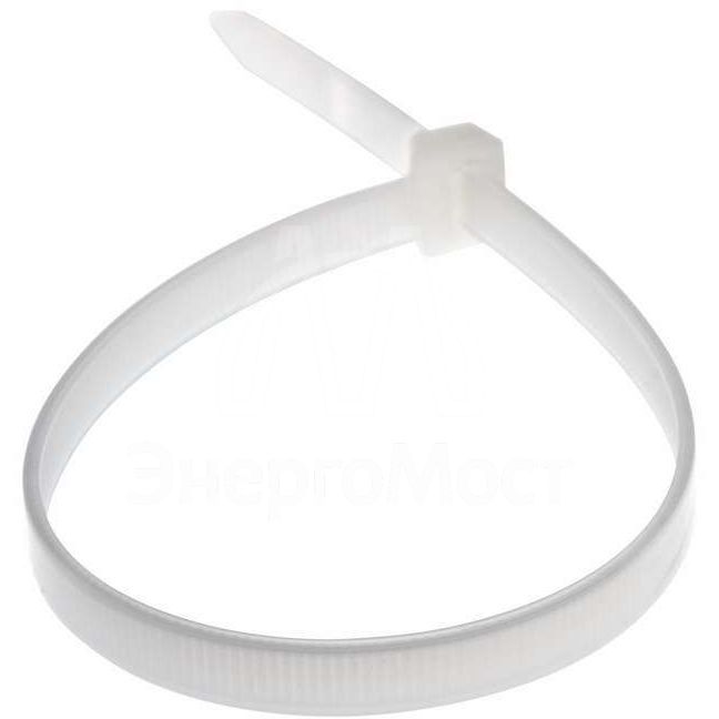 Хомут кабельный 7.6х300 нейл. бел. (уп.100шт) Rexant 07-0302