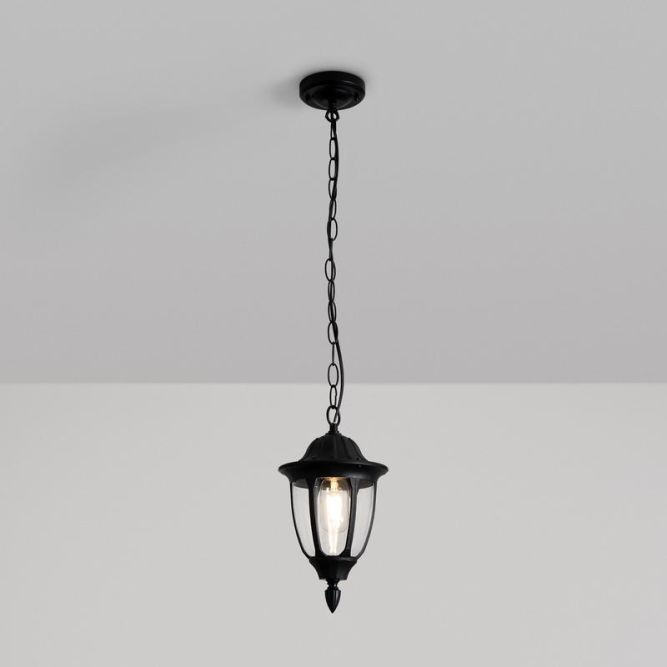 Светильник Frak 1х13Вт E27 IP44 подвесной Voltega VGL7305PL-01B