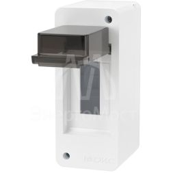 Щиток настенный 2мод. IP41 с тонированной дверцей бел. DKC F02W0WD