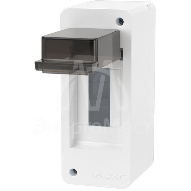 Щиток настенный 2мод. IP41 с тонированной дверцей бел. DKC F02W0WD