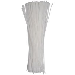Хомут кабельный PCT 4.8х400-100WH 4.8х400 PA6.6 бел.(уп.100шт) JazzWay 5054097
