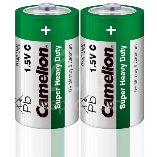 Элемент питания солевой R R14 (шринка 2шт) Camelion 1661