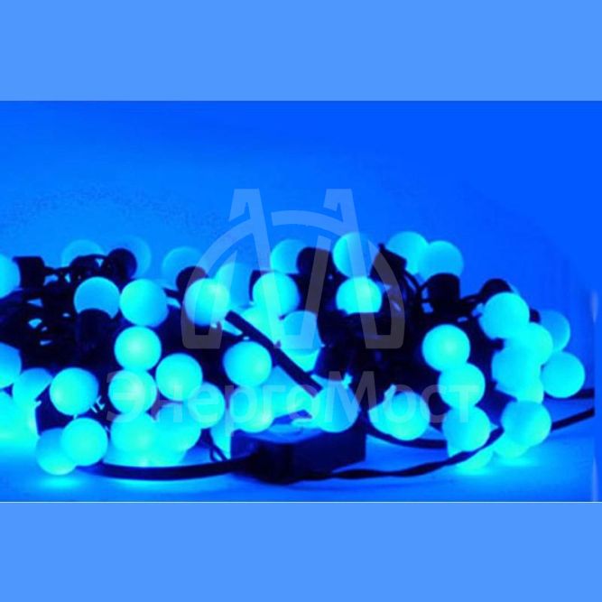 Гирлянда &amp;quot;Шарики&amp;quot; ILDBL050-B-E 2.4см 50  LED.7.5м син. SHLights 4690601041227