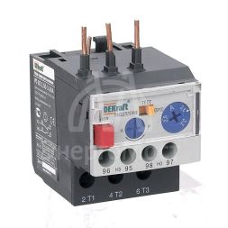 Реле тепловое РТ-03 5.00-7.00А для контакторов 09-18А DEKraft 23113DEK