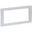Рамка 4мод. универс. под Brava/VIVA/45х45 бел. (уп.2шт) DKC F00013