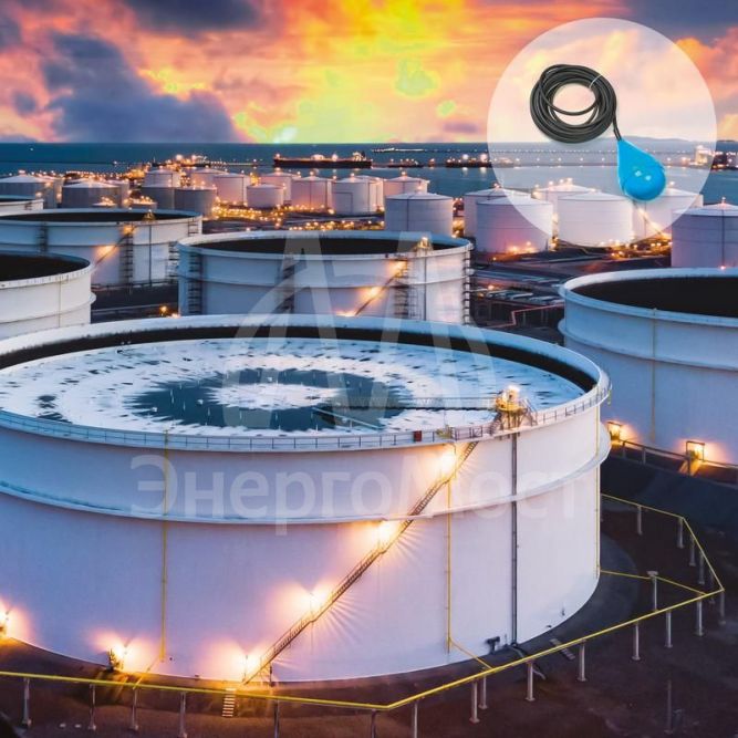 Выключатель поплавковый 3 водонепроницаемые камеры для грязной воды дренажных установок и насосных станций кабель неопрен 5м 1СО 20А IP68 FINDER 72B110000501