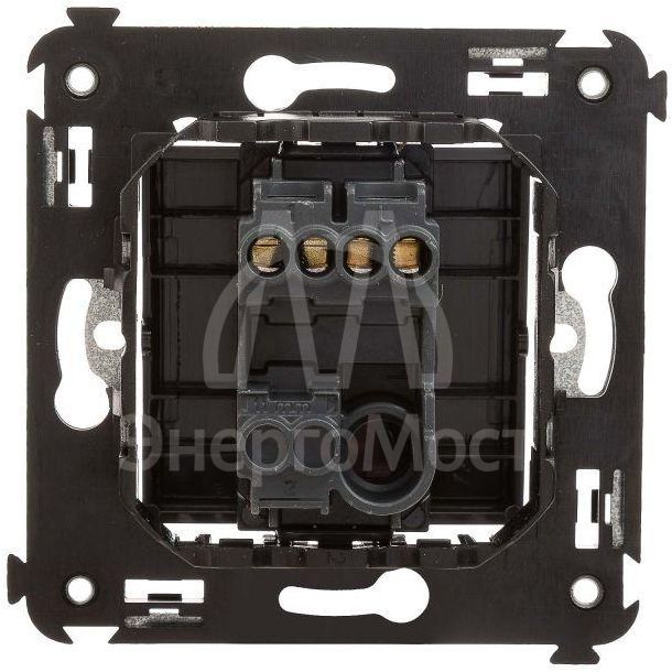 Кнопка 1-кл. СП Avanti &amp;quot;Черный матовый&amp;quot; DKC 4412153