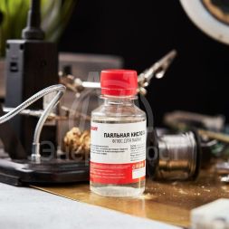 Флюс для пайки &amp;quot;паяльная кислота&amp;quot; 100мл (масленка) REXANT 09-3611