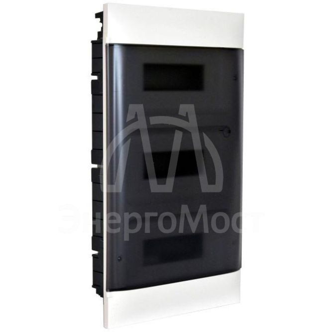 Щиток пластиковый встраиваемый Practibox S (в полые стены) 3х12 дым. дверь Leg 135573