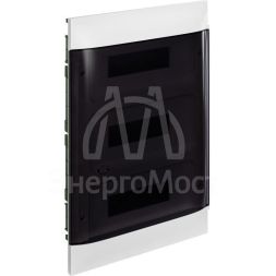 Щиток пластиковый встраиваемый Practibox S (в полые стены) 3х12 дым. дверь Leg 135573